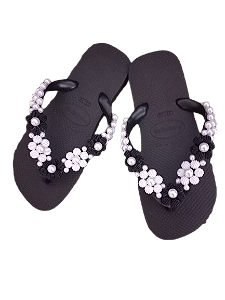 Chinelo Havaianas Top Decorados Preto