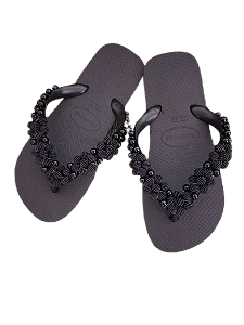 Chinelo Havaianas Top Decorados Preto todo