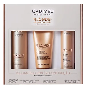 Kit Cadiveu Professional Blonde Reconstructor Home Care (3 Produtos)
