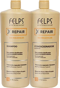 Kit Felps Professional XRepair Bio Molecular Salon Duo (2 Produtos)