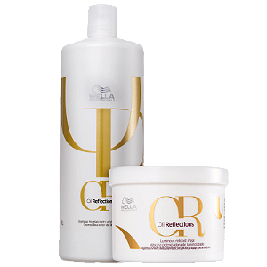 Kit Wella Professionals Oil Reflections Duo Salão (2 Produtos)