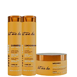 Kit Phyto Care Anti Frizz - Shampoo, Condicionador e Máscara | 250g