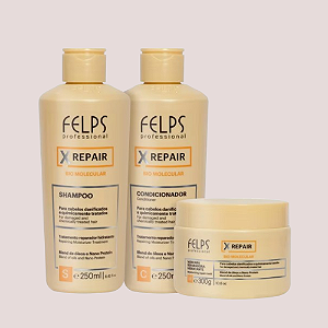 Kit Felps Professional XRepair Bio Molecular Trio (3 Produtos)