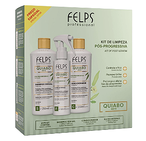 Kit Quiabo XBTX Pós Progressiva Felps Professional 3 em 1