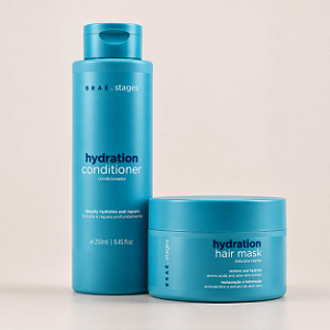 Condicionador Braé 250ml e Máscara 250g Hidratação Profunda