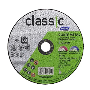 DISCO CORTE CLASSIC NORTON AR302 180X6,4X22,23