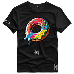 Camiseta Premium Estampa Donuts - 2739