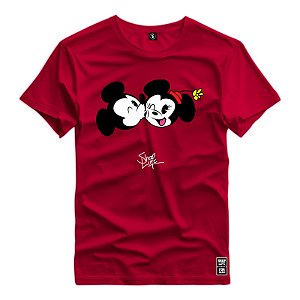 Camiseta Premium Estampa Mickey Minnie - 2820