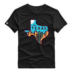 Camiseta Estampa Estado Do Texas - 64