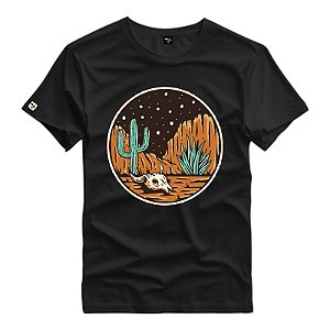 Camiseta Estampada Deserto Seco - 72