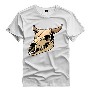Camiseta Estampa Crânio De Touro - 95