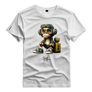 Camiseta Premium Estampa Macaco - 2217