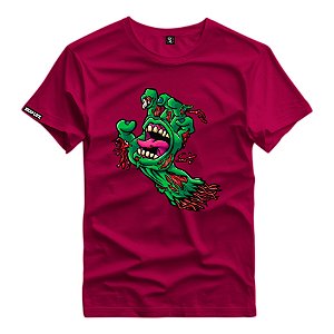 Camiseta Premium Estampa Life Hand Zombie  - 3258