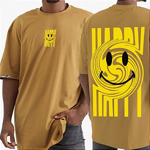 Camiseta Estampa Oversized Emoji Dry  - 3342