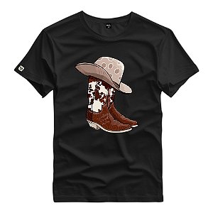 Camiseta Estampa Chapéu Na bota - 49
