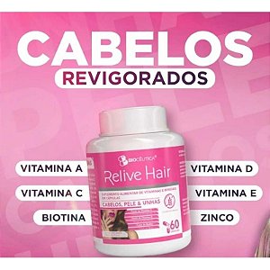 Relive Hair (Fisiofort Mulheres) 60 capsulas