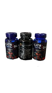 KIT 2 CATRACADA + BLACK DRAGON TESTO SUPLEMENTOS