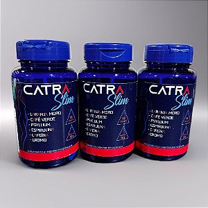 3 POTES CATRA SLIM EMAGRECEDOR + BRINDE