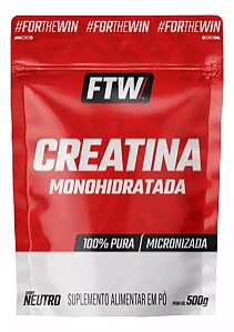 Creatina Monohidratada 100% Pura Refil 500g - FTW