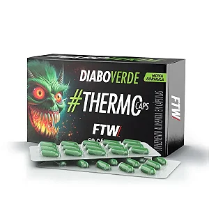 Termogenico ThermoCaps 200mg 60caps FTW - DIABO VERDE