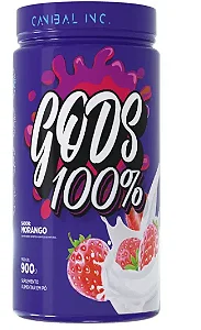 Gods Whey 100% - 900g morango - Canibal