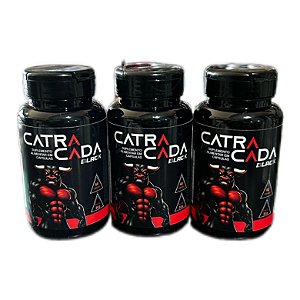KIT 3 CATRACADA BLACK – Força, Energia e Potência - 60 CAPSULAS