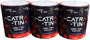 OFERTA BLACK FRIDAY - CATRA-TINA 3 UNIDADES CREATINA PURA 300G CADA