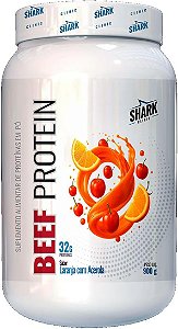 Beef Protein Zero Lactose Pote 900g Shark Pro Laranja Com Acerola