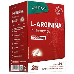 L-Arginina Plus - 60 Cápsulas - Lauton Nutrition