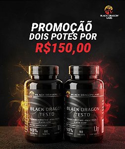 PROMOÇÃO * 2 BLACK DRAGON TESTO 90 CAPSULAS CADA