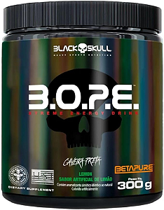 Pré Treino BOPE - Black Skull 300g Sabor Limão