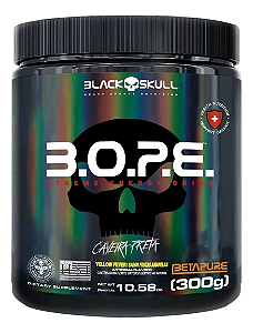Pré Treino BOPE - Black Skull 300g Sabor Frutas Amarelas