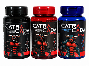 KIT TRIO DO HEXA - CATRACADA TESTO + BLACK + TURBO