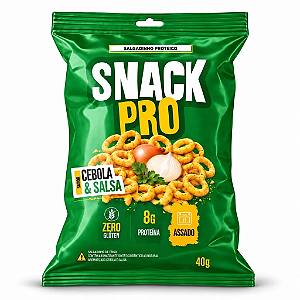 Salgadinho Proteico Snack Pro 40g 8g Proteína Cebola e Salsa