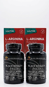 KIT 2 DRAGON TESTO + 2 L-ARGININA frete gratis