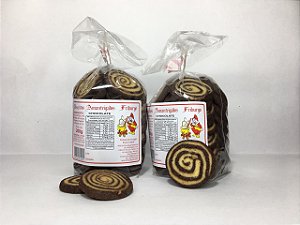 Biscoito  Amanteigado Chocolate tipo Rocambole