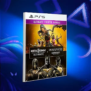 Pacote Mortal Kombat 11 Ultimate + Injustice 2 Ed. Lendária - Ps5 - Mídia Digital