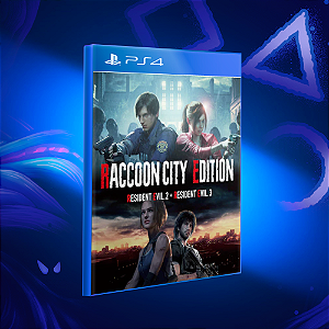 Resident Evil 2 + 3 Remake Raccoon City Edition - Ps4 - Mídia Digital