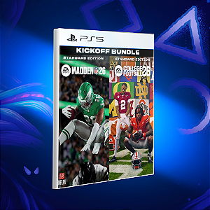 Pacote Madden NFL 26 e College Football 26 - Ps5 - Mídia Digital