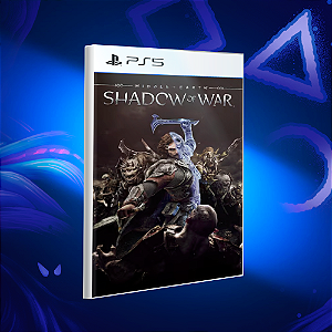 Terra-média: Sombras da Guerra - Ps5 - Mídia Digital