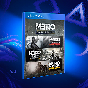 Conjunto Metro Saga - Ps4 - Mídia Digital