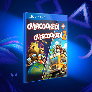 Overcooked 1 e 2 - Ps4 - Mídia Digital