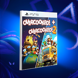 Overcooked 1 e 2 - Ps5 - Mídia Digital