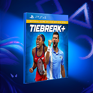 Tiebreak+: Official Game Of The Atp And Wta - PS4 - Mídia Digital