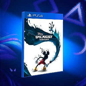 Disney Epic Mickey: Rebrushed - PS4 - Mídia Digital
