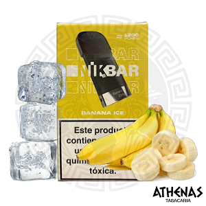 CARTUCHO - NIKBAR NPOD - BANANA ICE (1 UN)