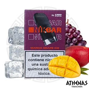 CARTUCHO - NIKBAR NPOD - MANGO GRAPE ICE (1 UN)