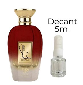 Perfume Arabe GHALA-Al Wataniah DECANT 5ML COMPARTILHAVEL