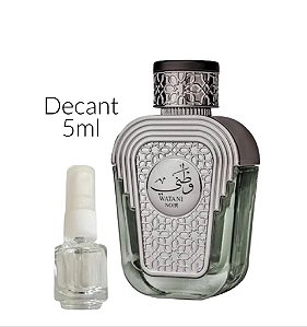 Perfume Arabe WATANI NOIR- Al Wataniah -DECANT 5ML MASCULINO