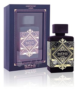 PERFUME ÁRABE BADE'E AL OUD AMETHYST LATTAFA 100ML COMPARTILHAVEL